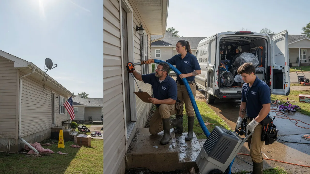 Ceiling Water Damage Restoration in Fairburn, SD near me